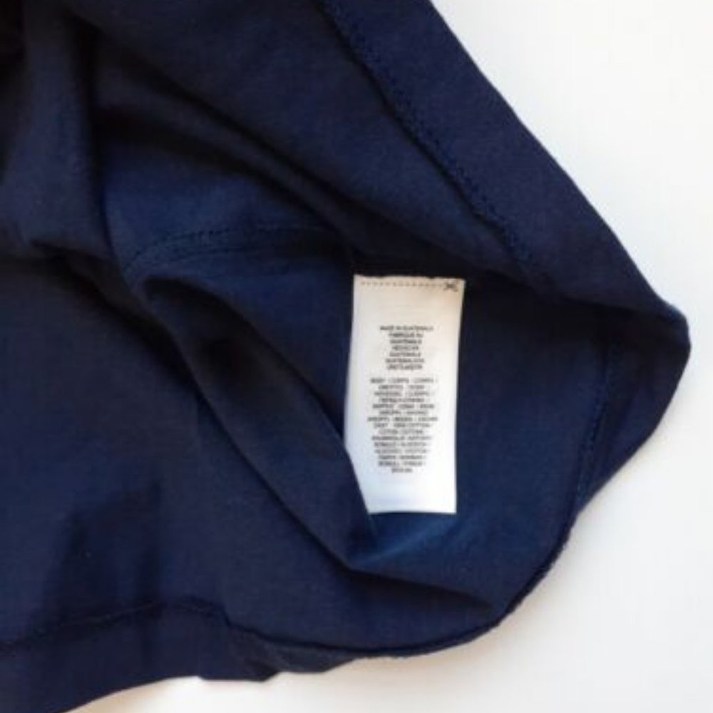 Polo Ralph Lauren Men's Big & Tall XLT Navy Savannah Bear Long Sleeve Tee Shirt - Picture 6 of 6